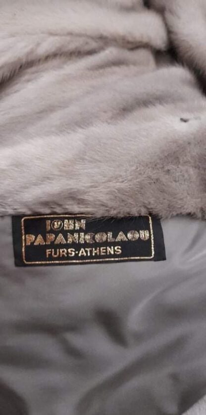 Γούνα( vison ) mink gray silver - Image 2